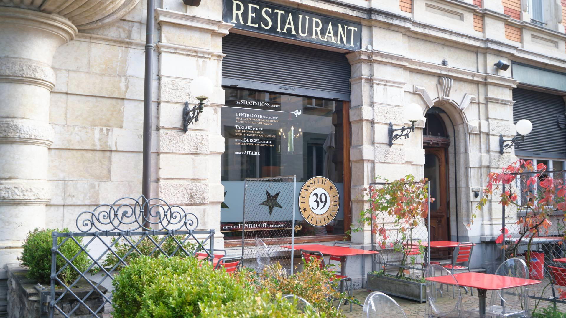 Le Boulevard 39 restaurant in Fribourg, Switzerland