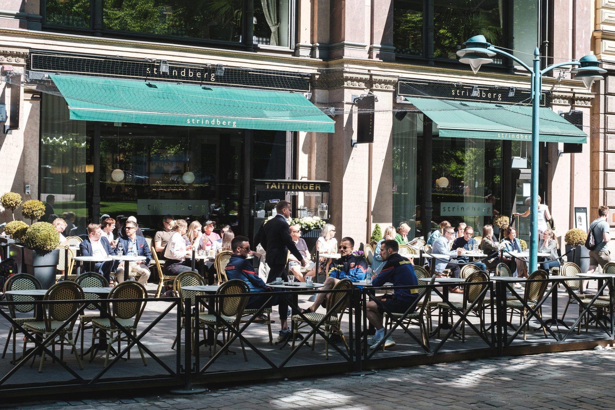 Strindberg Café restaurant in Helsinki, Finland