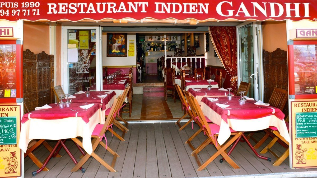 Gandhi restaurant in Saint Tropez, France
