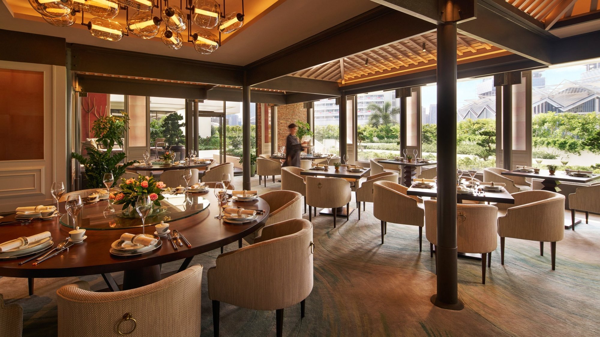 Cherry Garden restaurant in Downtown Core, Singapore