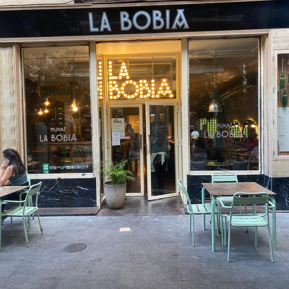 La Bobia restaurant in Madrid, Spain