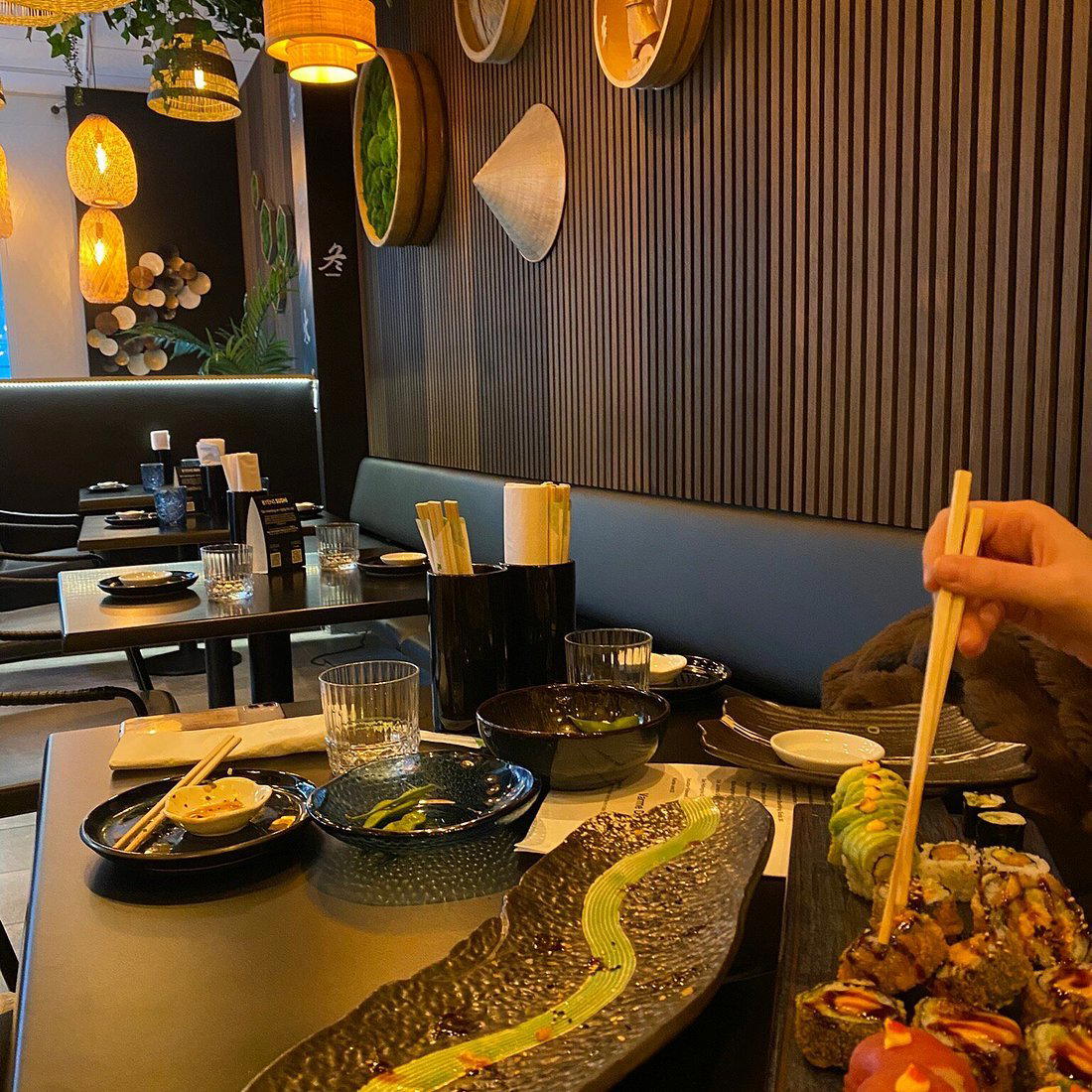 Byens Sushi restaurant in Abyh J, Denmark