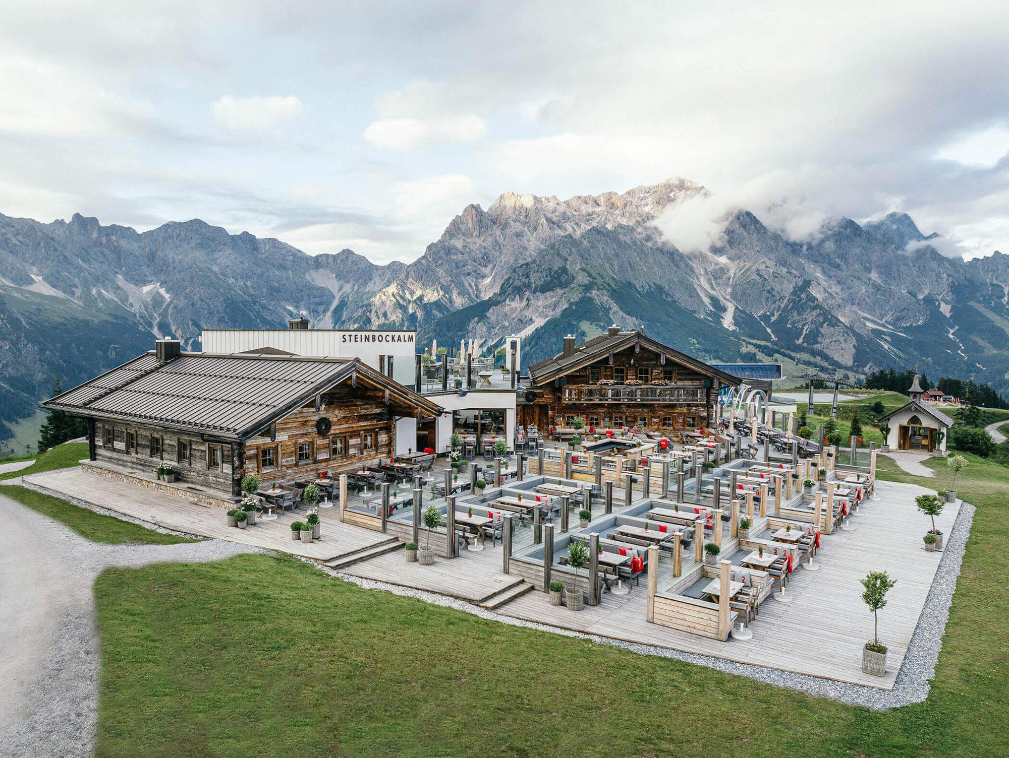 Steinbockalm restaurant in Maria Alm, Austria