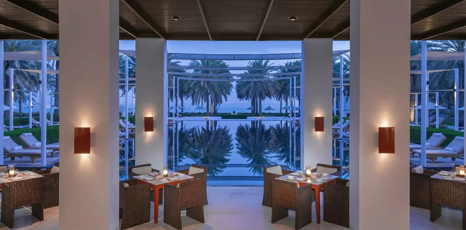 The Chedi Pool Cabana, Restaurant in Muscat