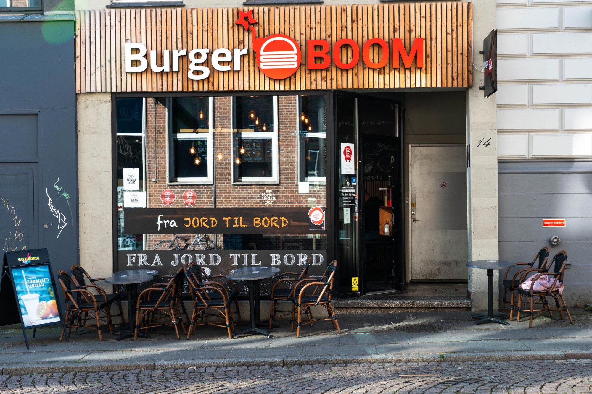 Burger Boom restaurant in Aarhus, Denmark