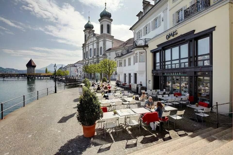 Opus restaurant in Lucerne, Switzerland