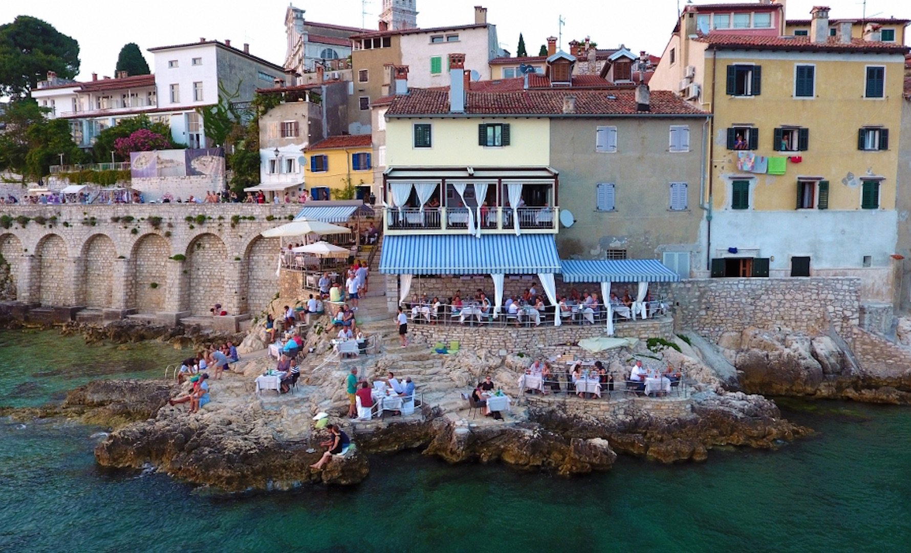 Puntulina restaurant in Rovinj, Croatia