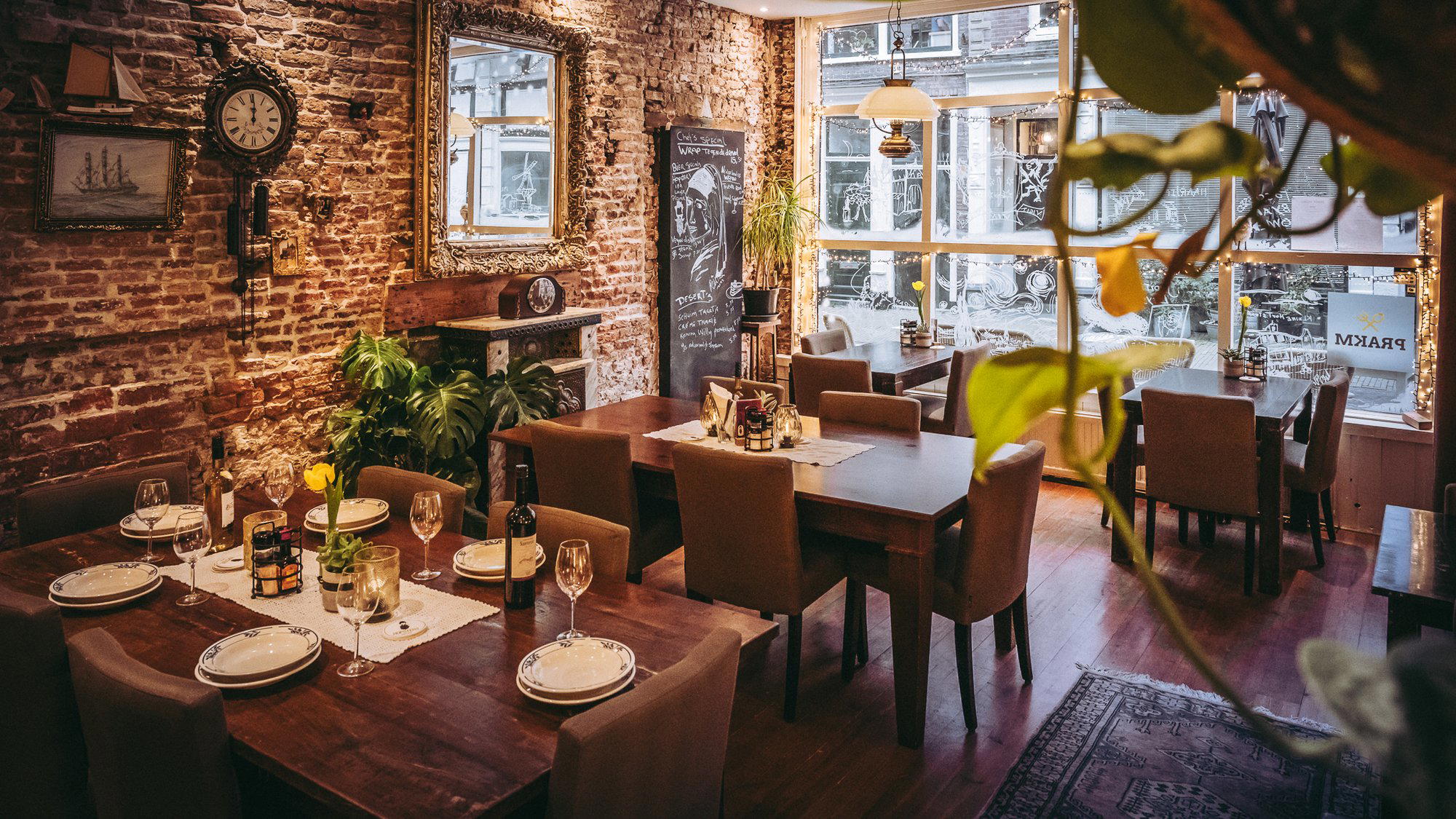Restaurant PRAKM restaurant in Haarlem, Netherlands