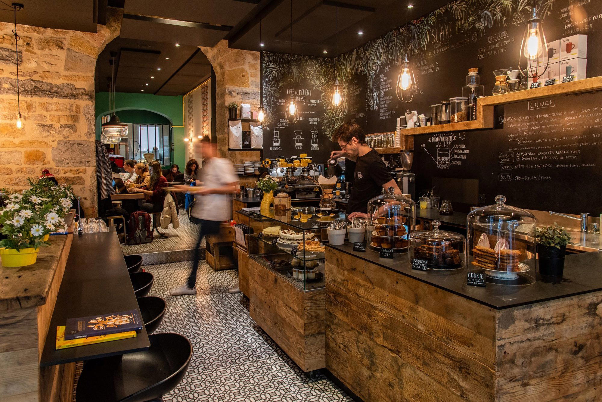 Slake Coffee House restaurant in Lyon, France