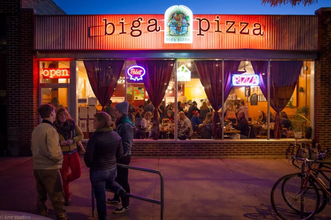 Biga Pizza restaurant in Missoula, United States