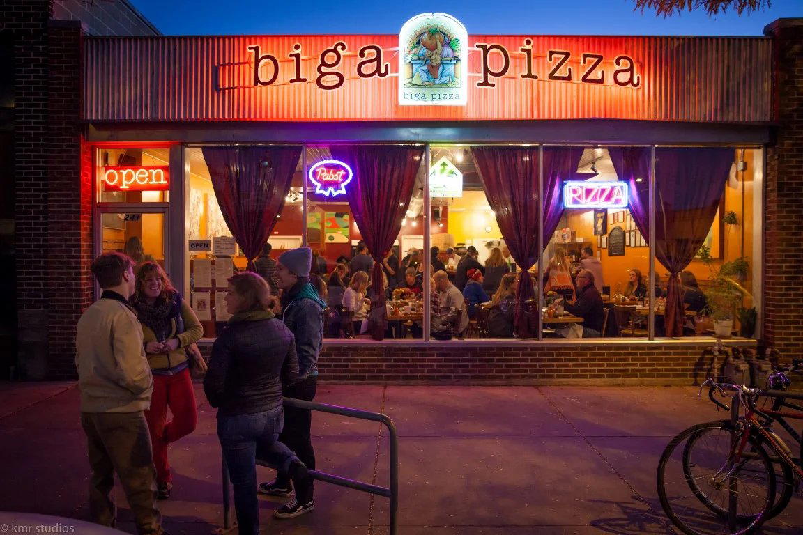 Biga Pizza restaurant in Missoula