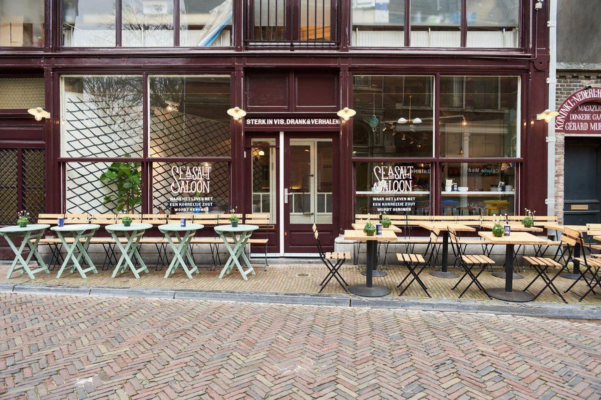 Sea Salt saloon restaurant in Utrecht, Netherlands