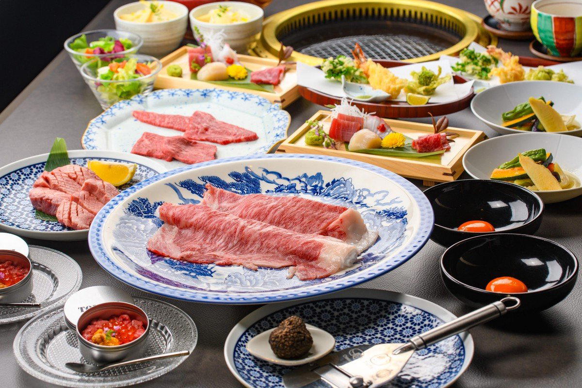 Yakiniku Kaiseki Tomoji restaurant in Tokyo, Japan