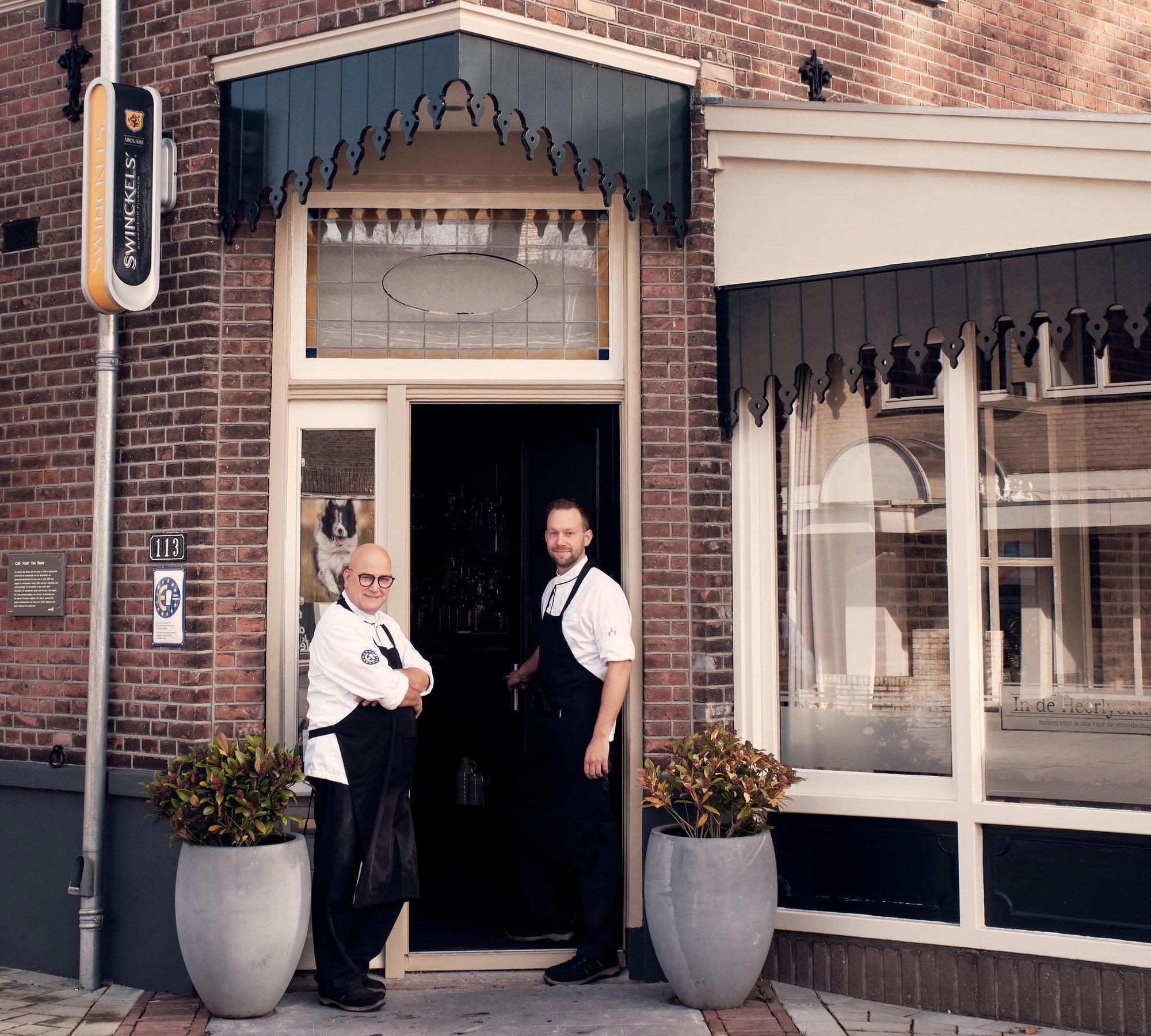 In de Heerlyckheid restaurant in Deurne, Netherlands