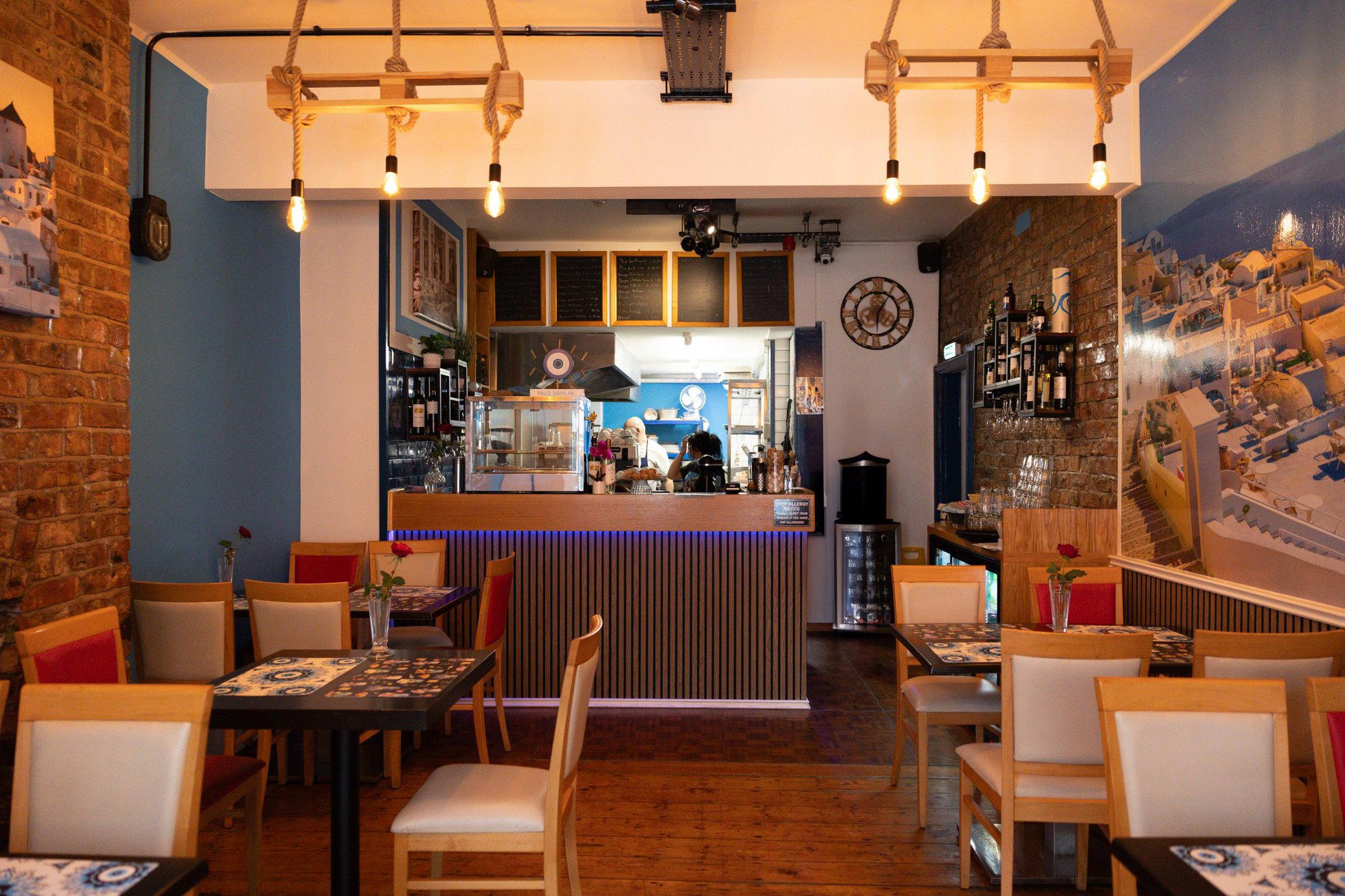 Sali's souvlaki restaurant in Manchester, United Kingdom