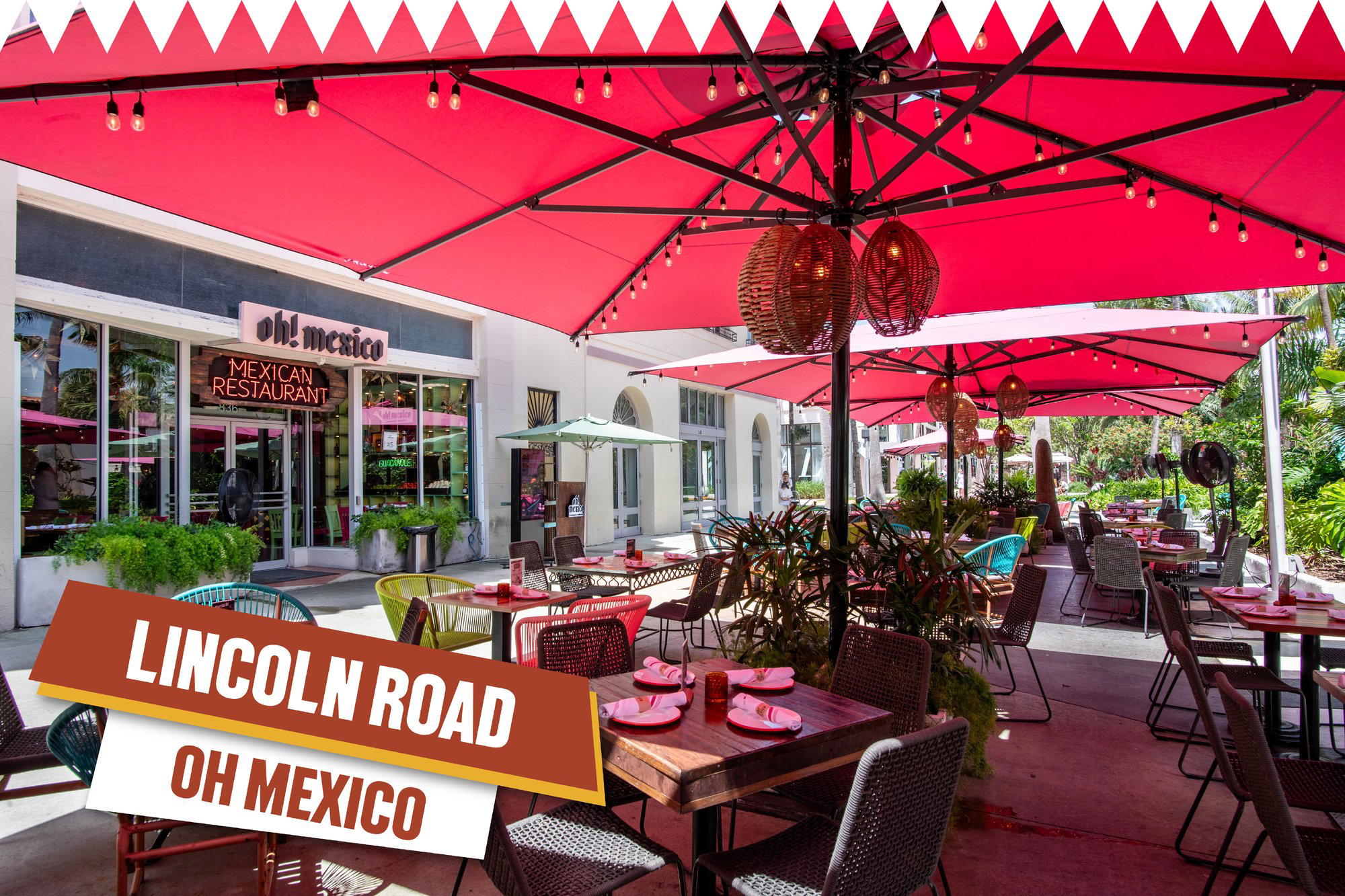 Oh Mexico Lincoln Road restaurant in Miami Beach, United States