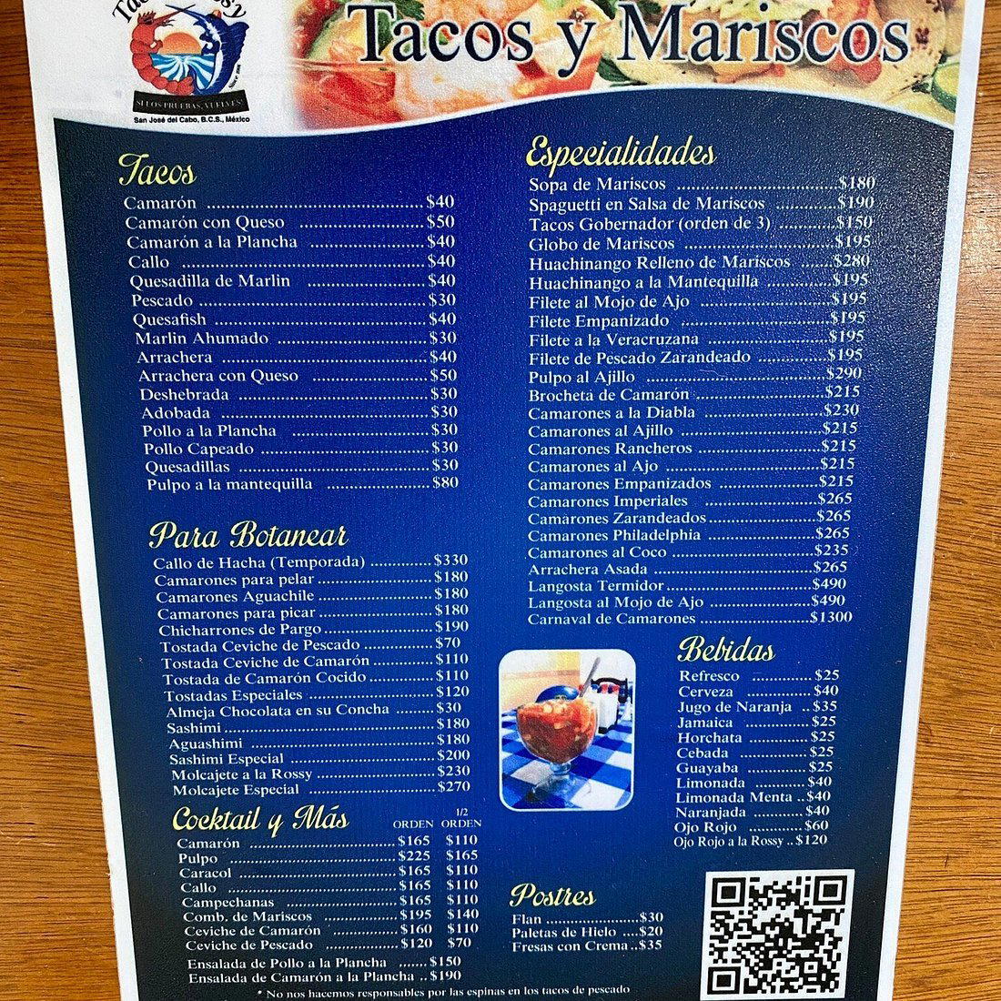 Taqueria Rossy (Taquería Rossy) restaurant in San José del Cabo, Mexico