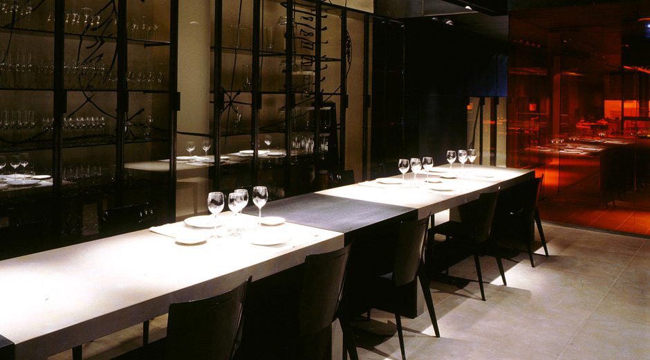 Can Fabes restaurant in Barcelona, Spain