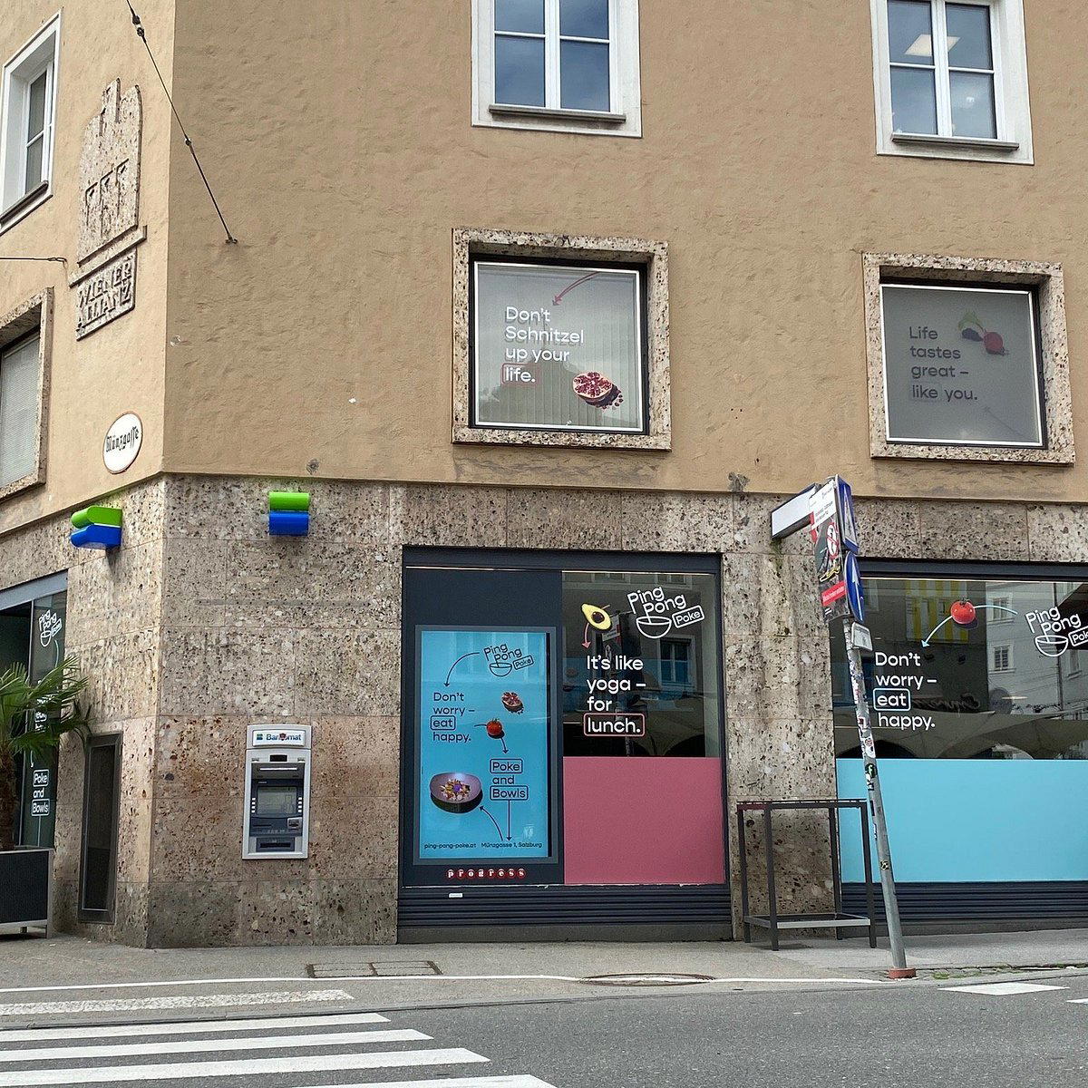 Ping Pong Poke restaurant in Salzburg, Austria