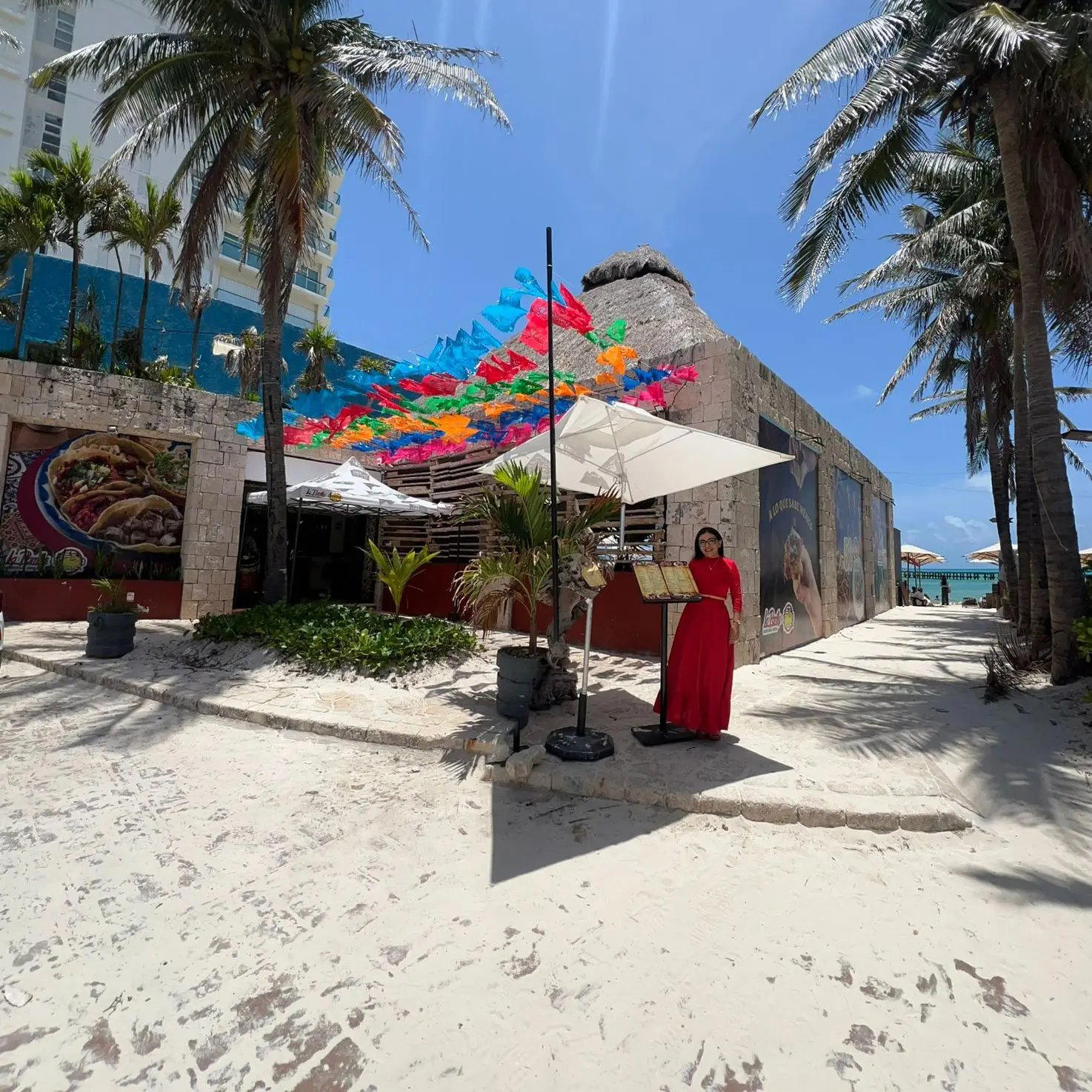La Parrilla Playa Caracol restaurant in Cancún, Mexico