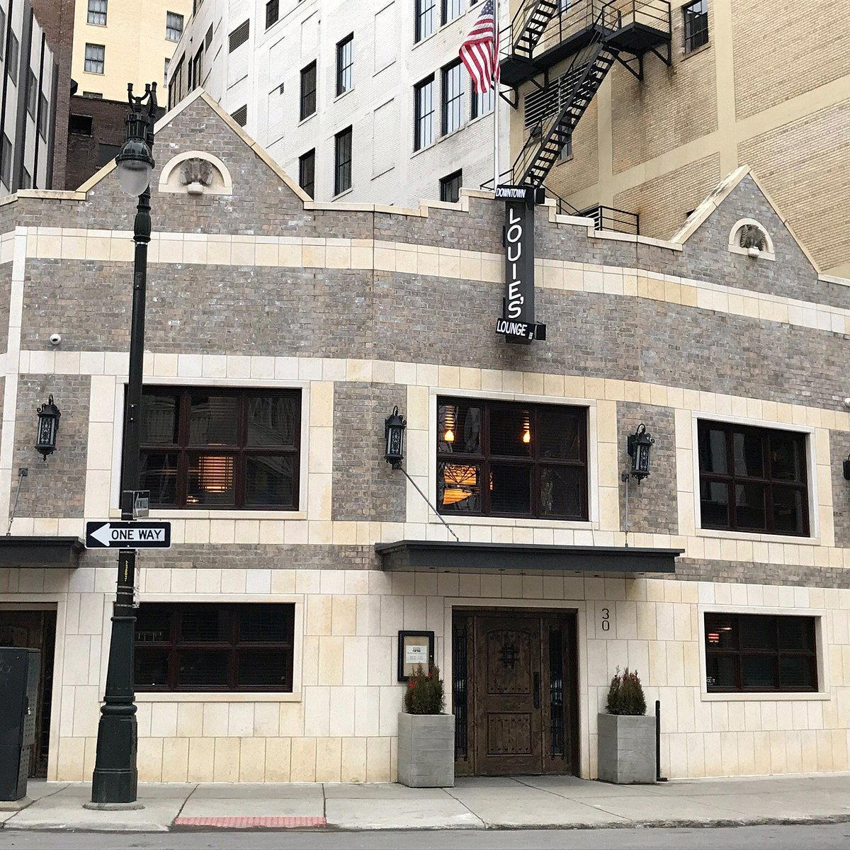 Downtown Louie's Grill restaurant in Detroit, United States