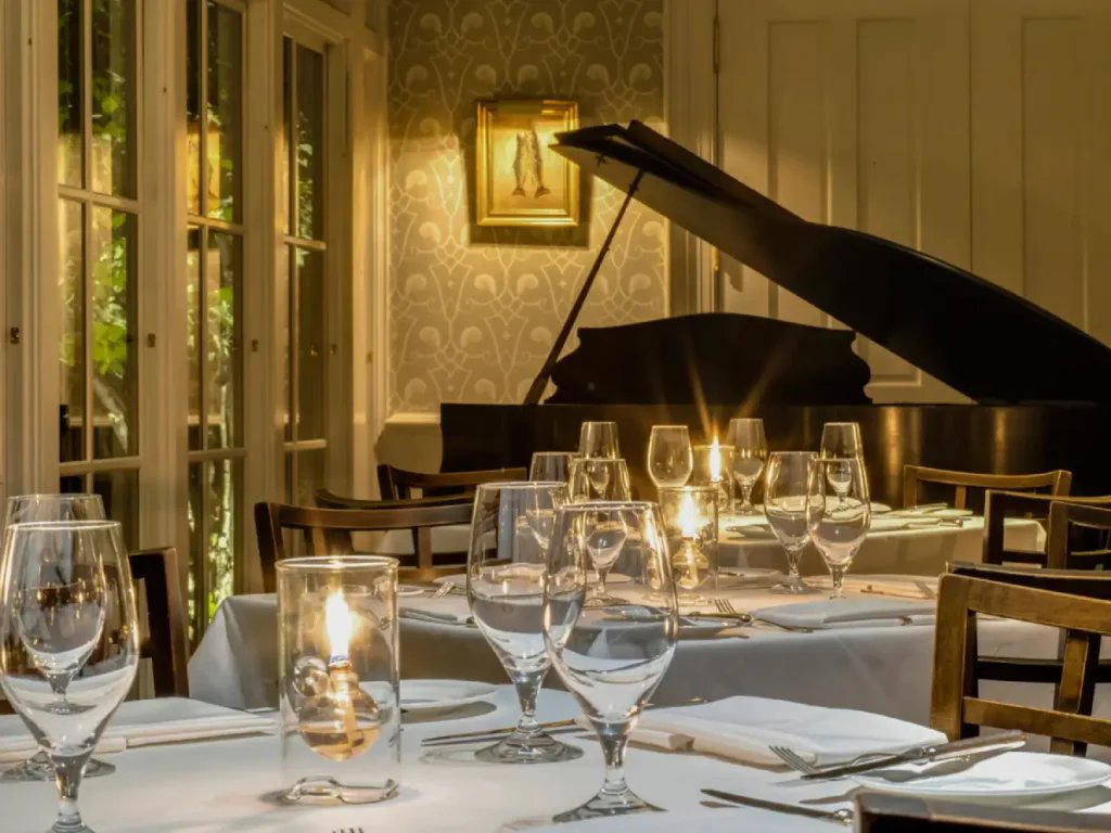 The Delmonico Room restaurant in Milford