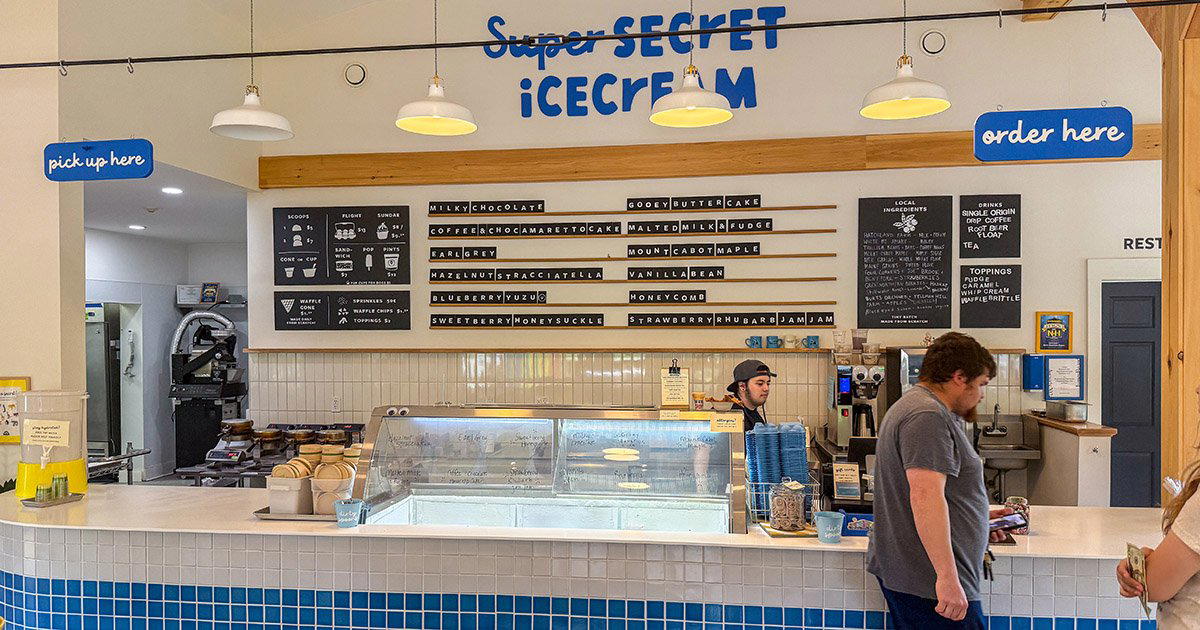 Super Secret Ice Cream restaurant in Bethlehem, United States