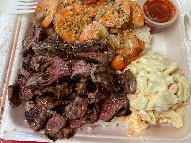 Ono Steaks and Shrimp Shack, Waimanalo Beach, United States