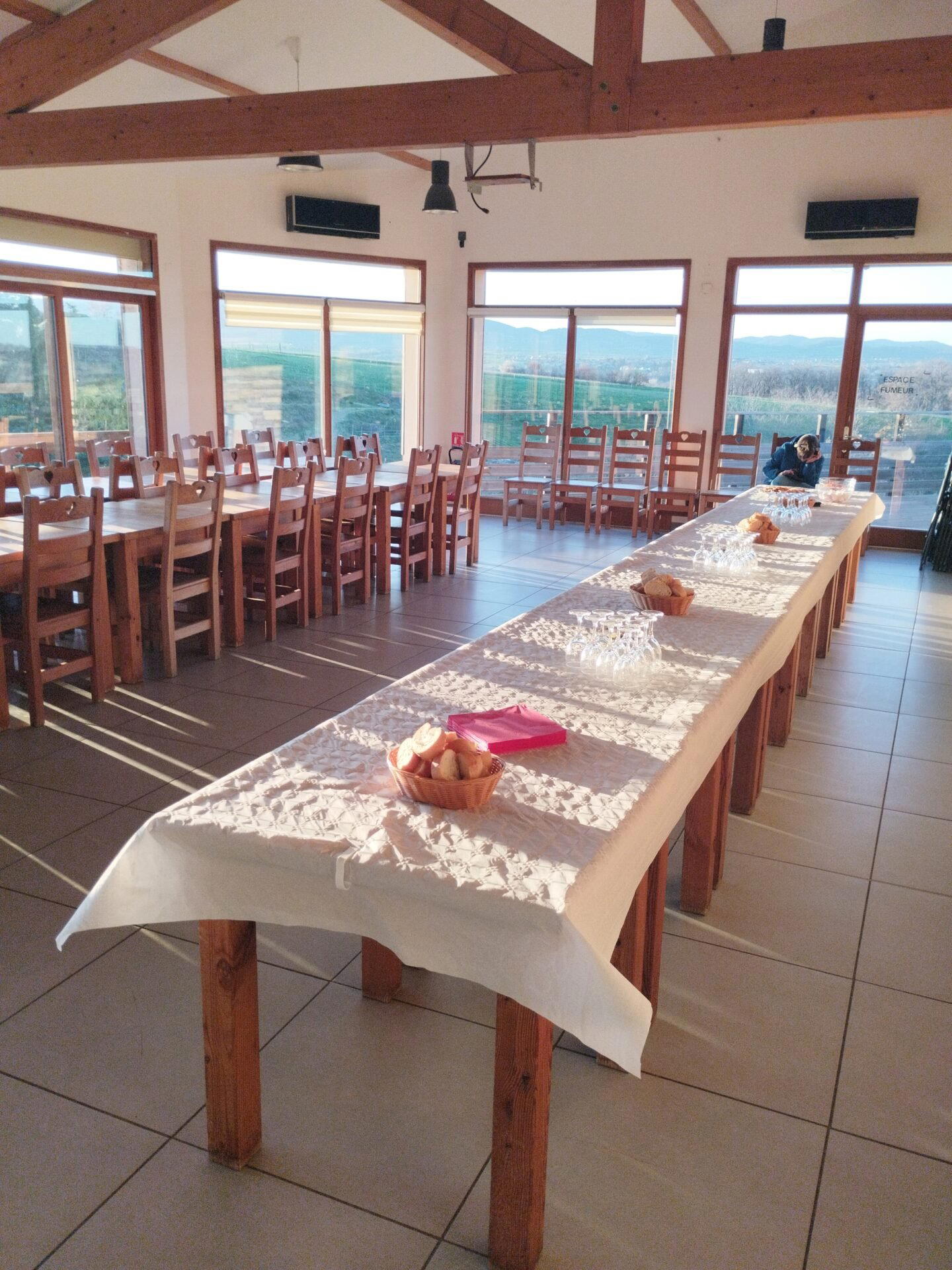 Gite de prejeurin restaurant in Echalas, France