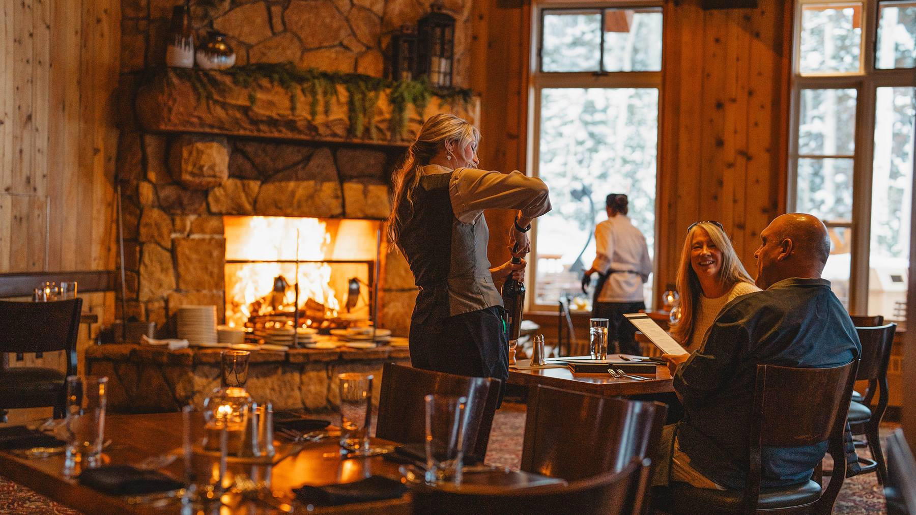 Fireside Dining restaurant in Park City, United States