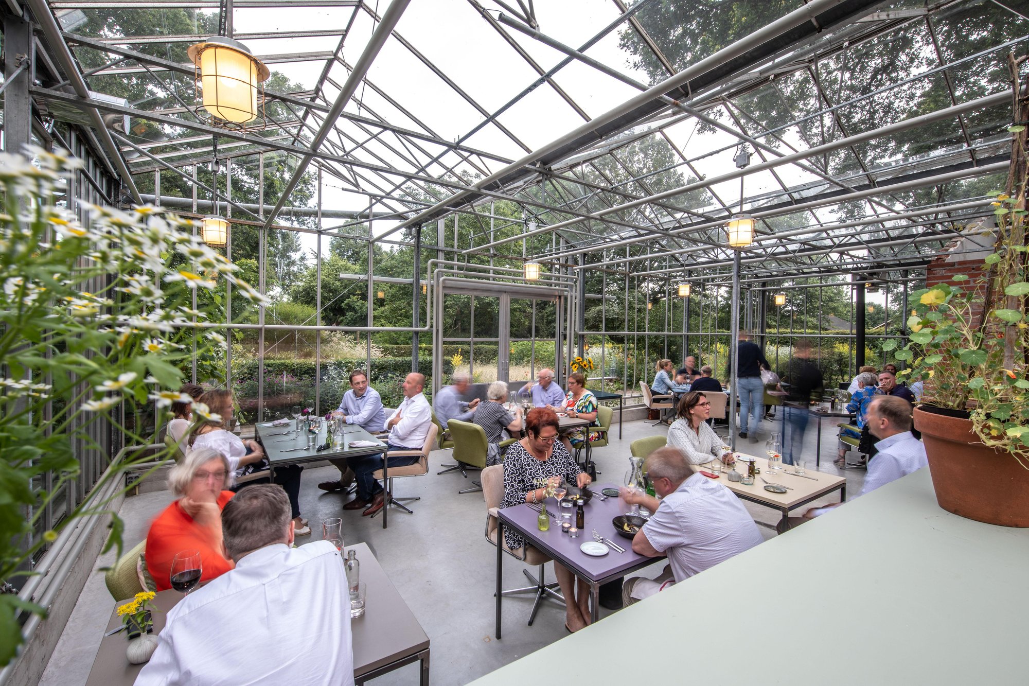 De Tuinkamer restaurant in Schuinesloot, Netherlands