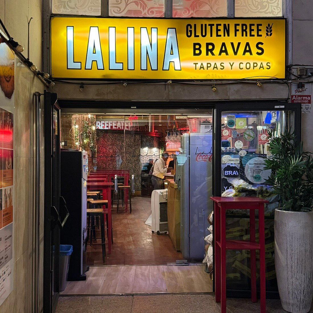 LaLina Chueca restaurant in Madrid, Spain