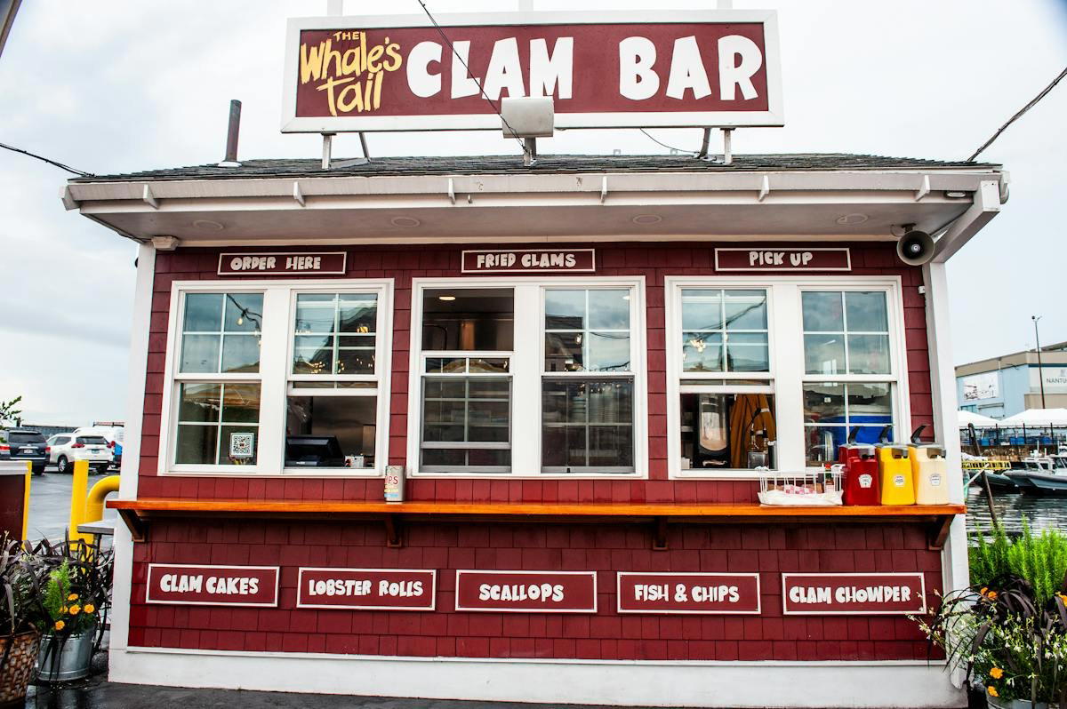 The Whale's Tail restaurant in New Bedford, United States