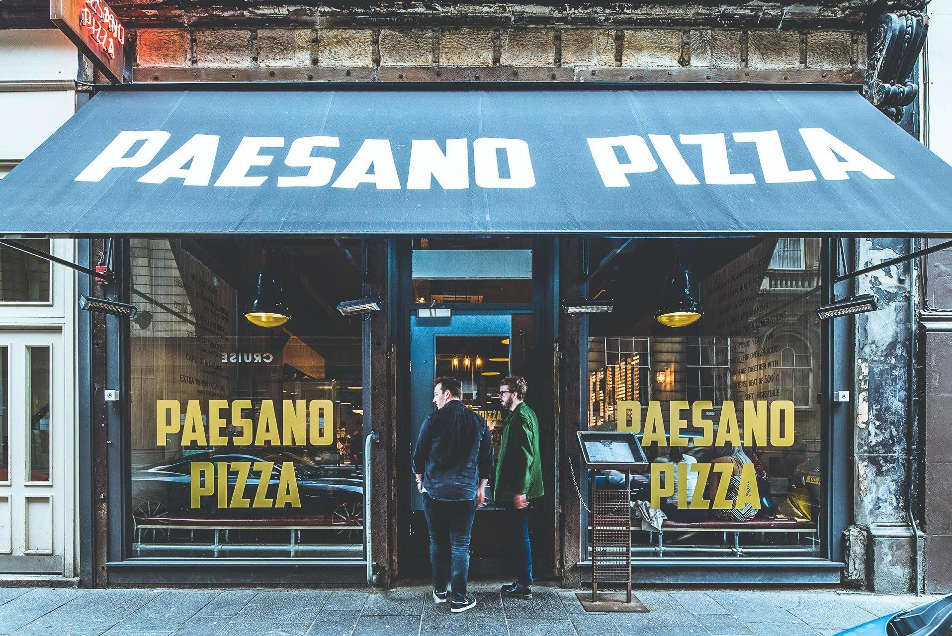 Paesano Pizza restaurant in Glasgow, United Kingdom