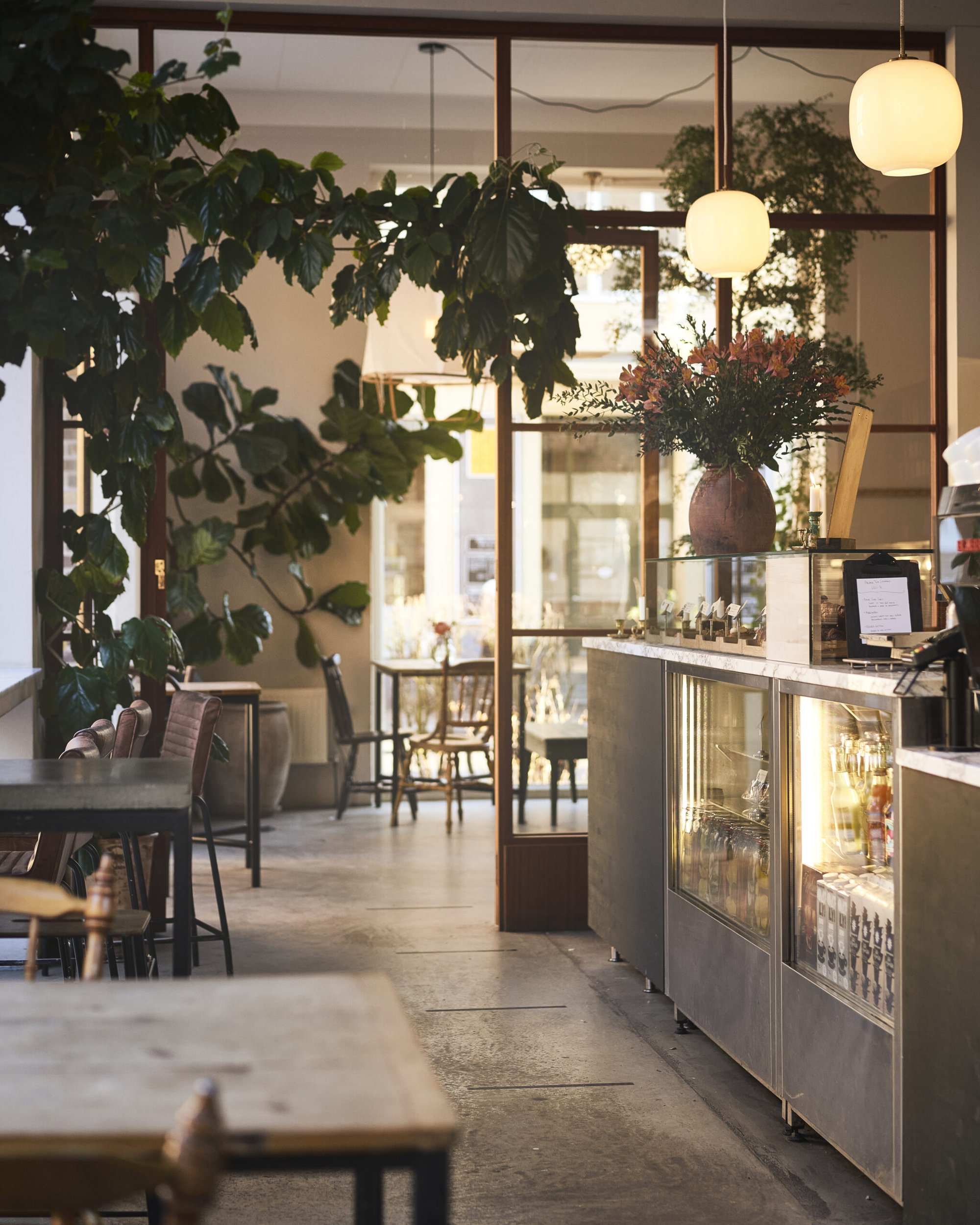 Atrium restaurant in Malmo, Sweden