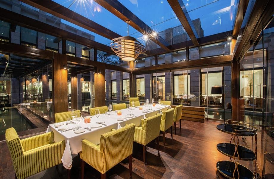 Indian Accent restaurant in Delhi, India