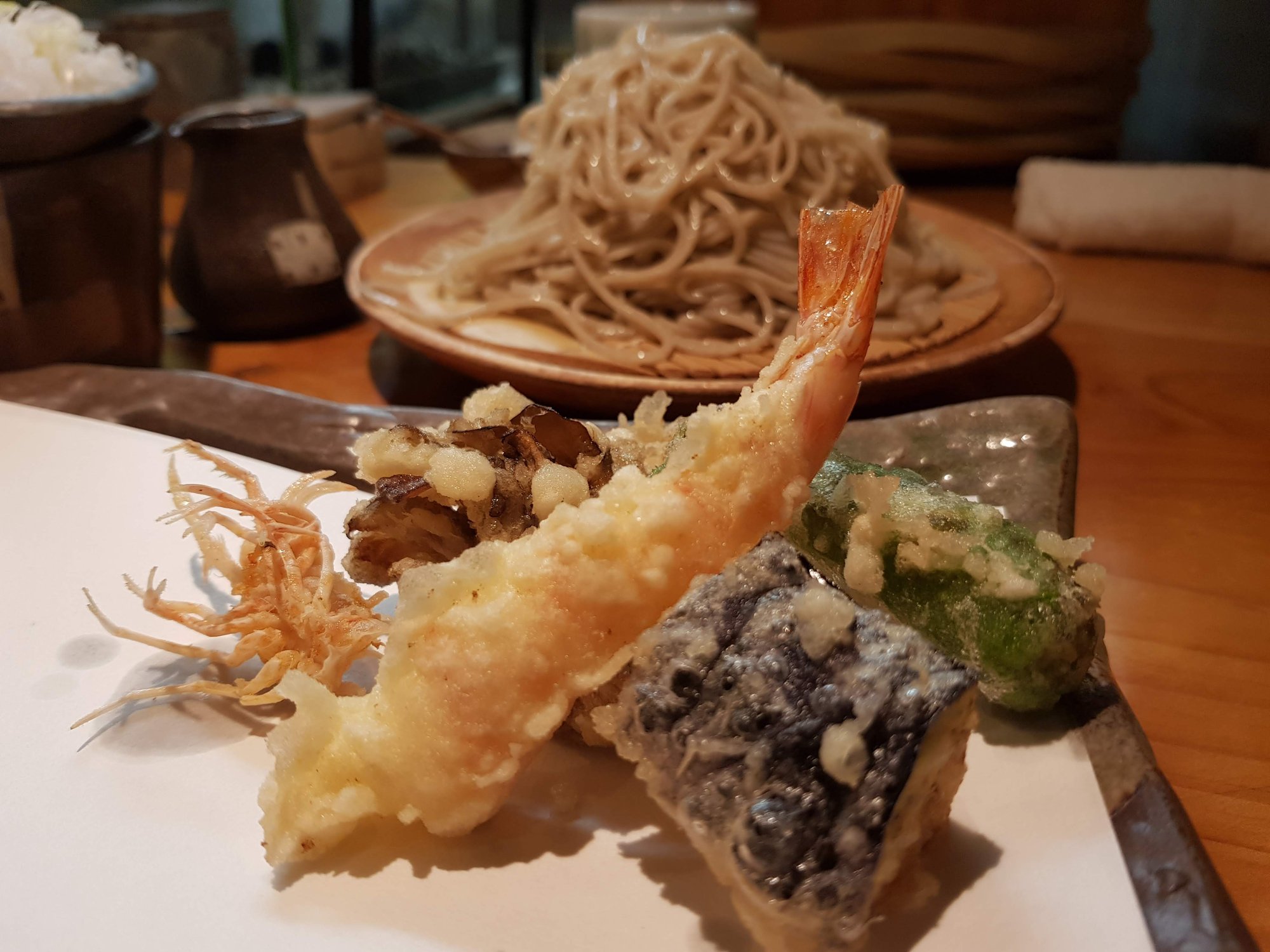 Tempura Kyorakutei restaurant in Tokyo, Japan