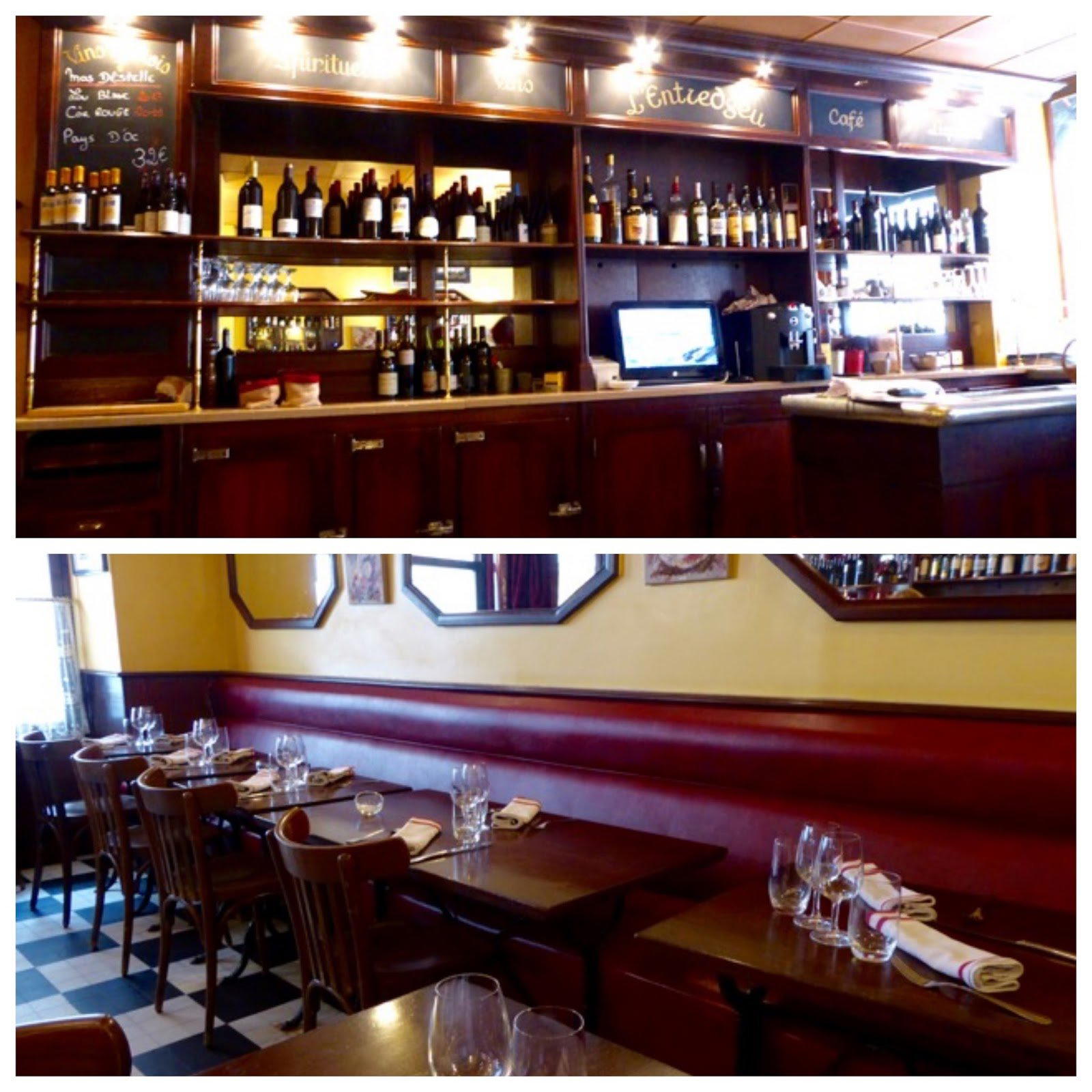 L'Entredgeu restaurant in Paris, France