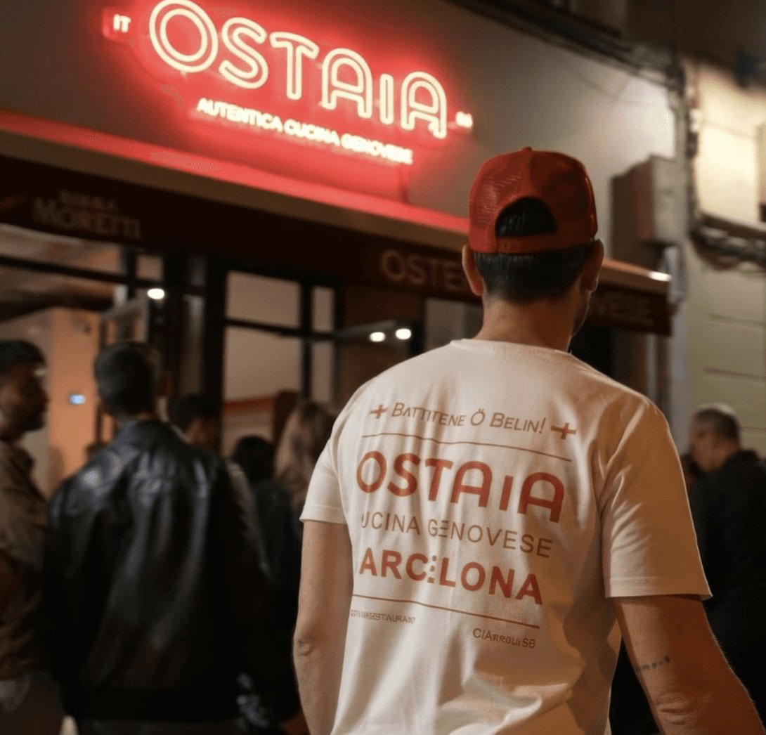 Ostaia restaurant in Barcelona, Spain