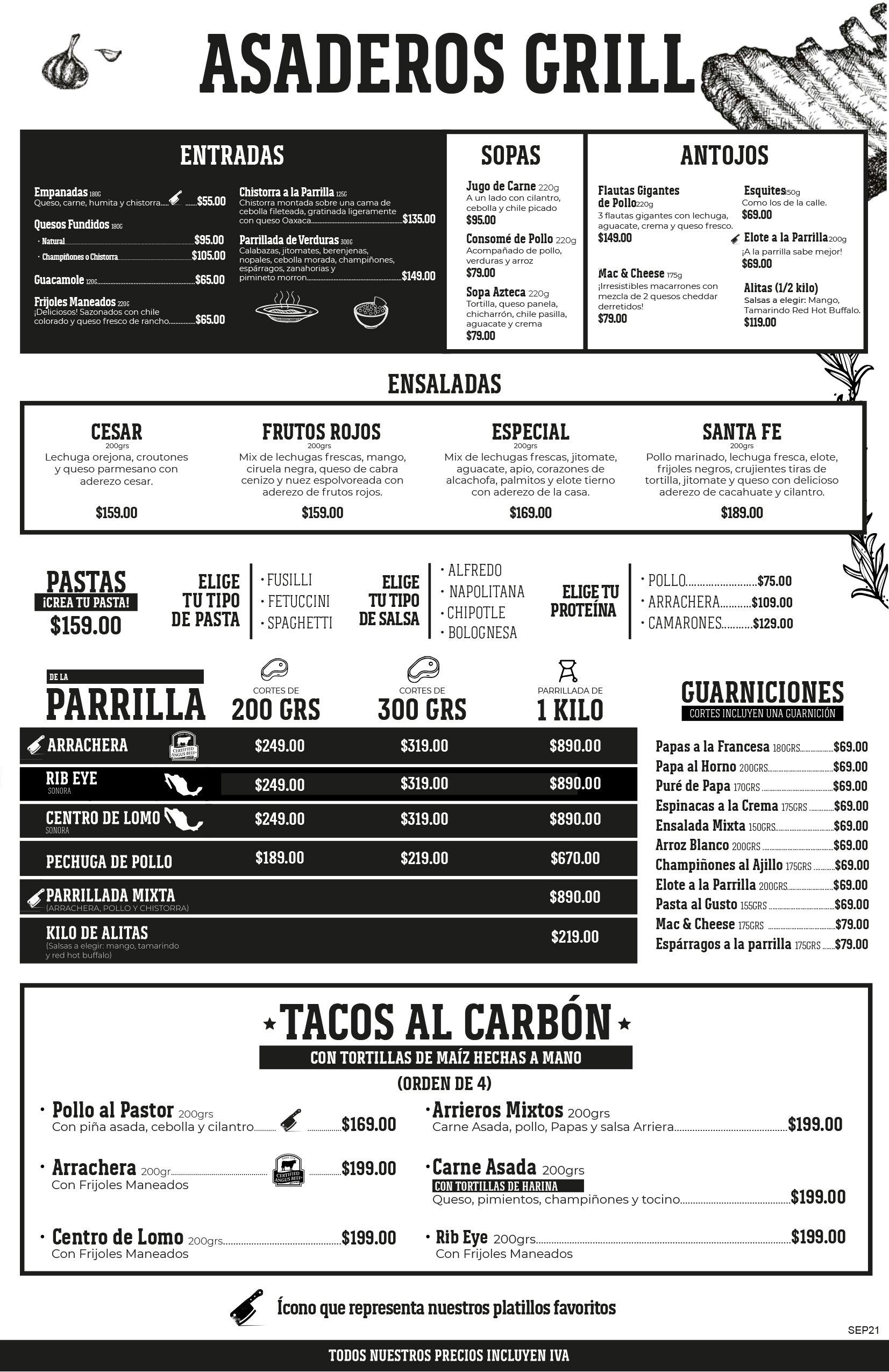Asaderos Grill Plaza Carso restaurant in Mexico City, Mexico