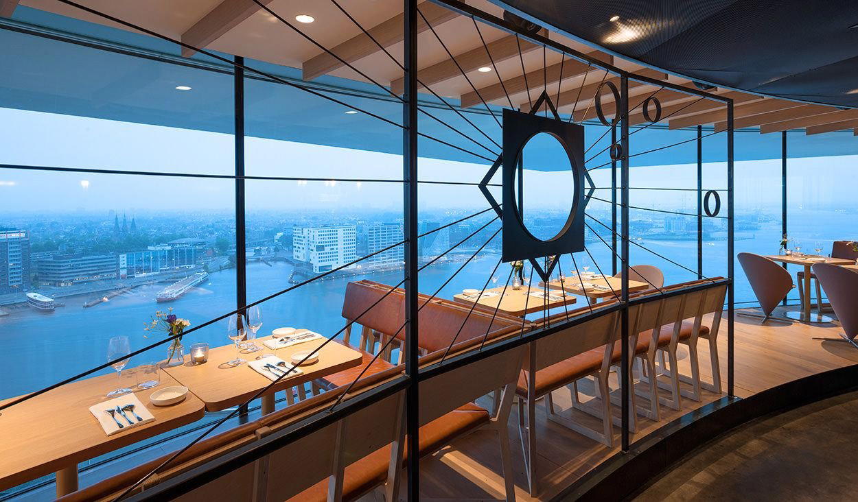 Moon restaurant in Amsterdam, Netherlands