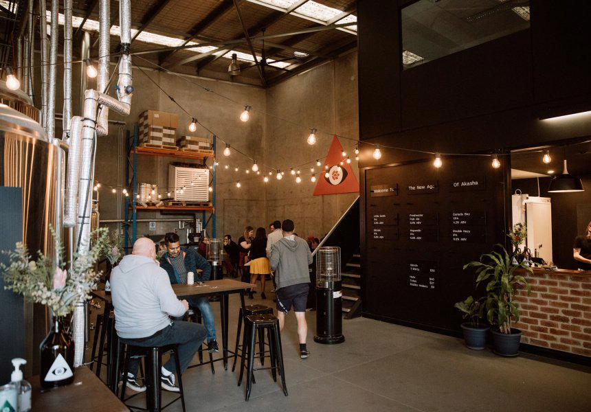 Akasha Brewing restaurant in Sydney, Australia
