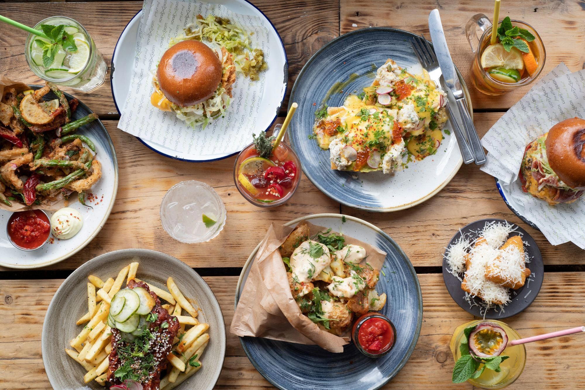 Lucky Beach Cafe restaurant in Brighton and Hove, United Kingdom