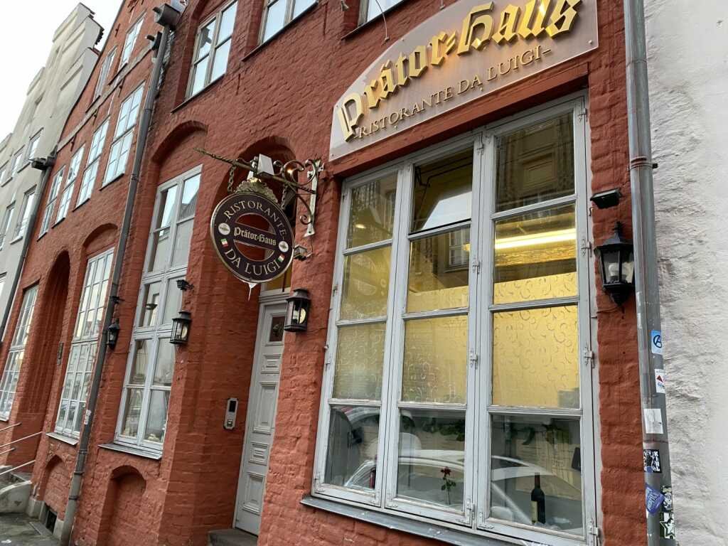 Prätor-Haus - Da Luigi restaurant in Lübeck