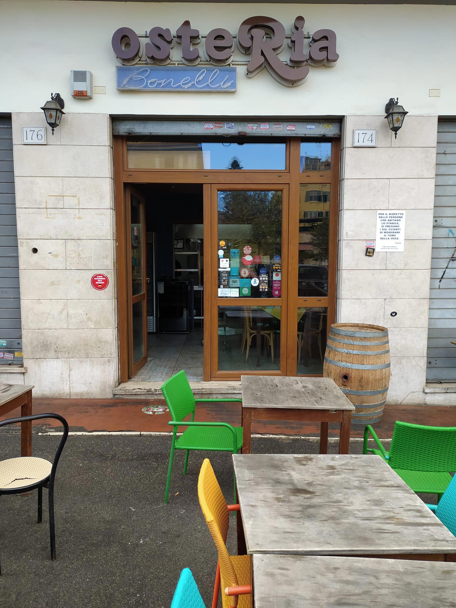 Osteria Bonelli restaurant in Rome, Italy