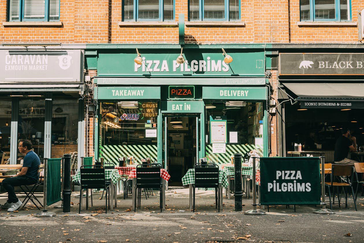 Pizza Pilgrims Exmouth Market restaurant in London, United Kingdom