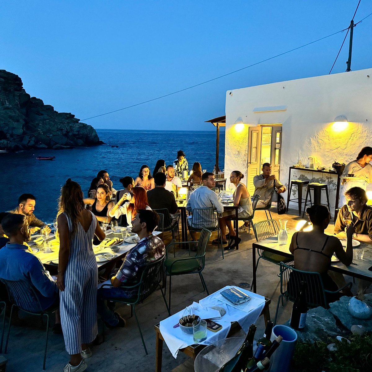 Cantina restaurant in Sifnos Island, Greece