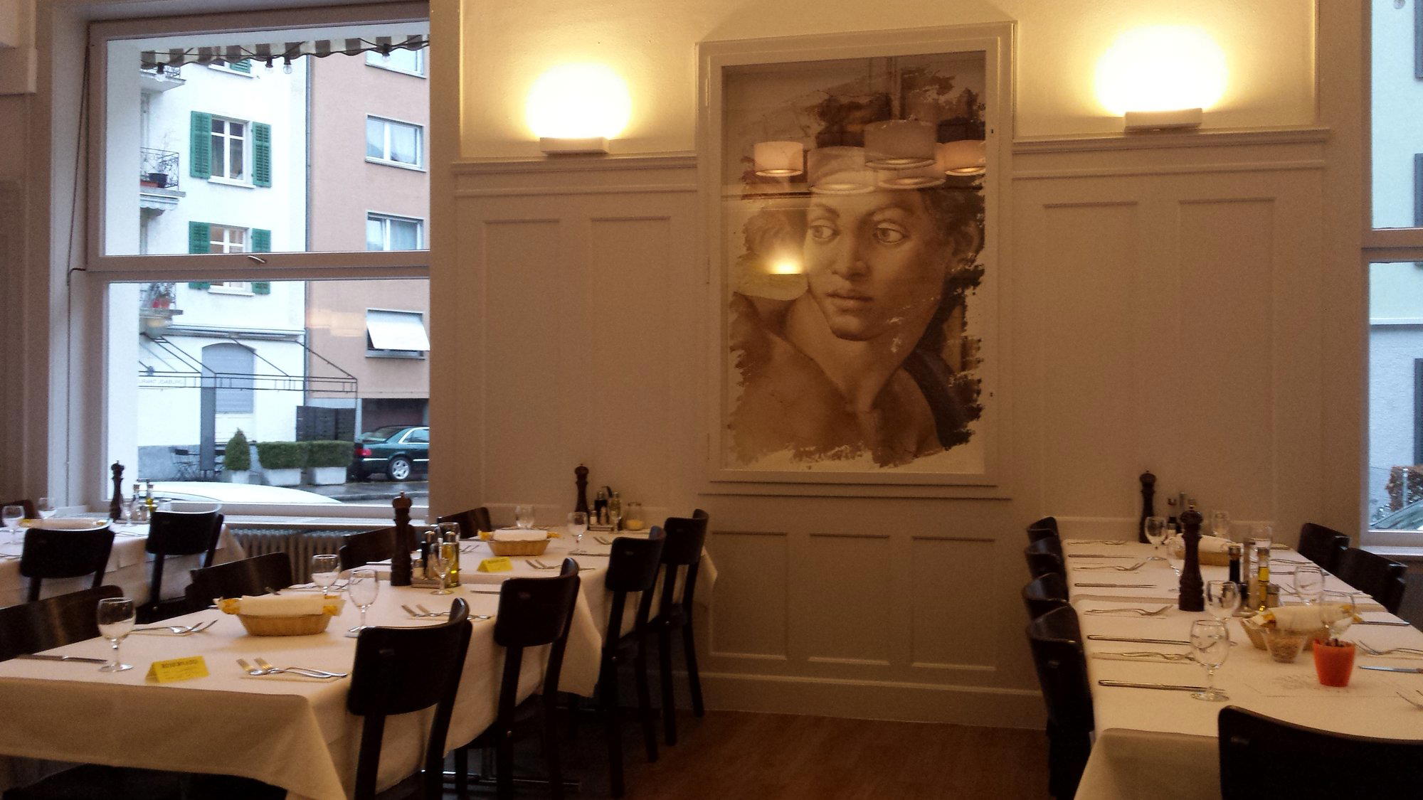 Da Michelangelo restaurant in Zürich, Switzerland