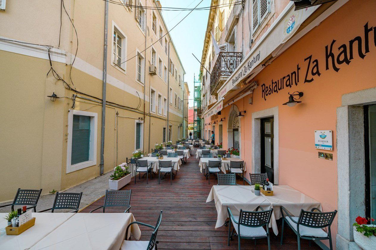 Za Kantuni restaurant in Mali Losinj, Croatia