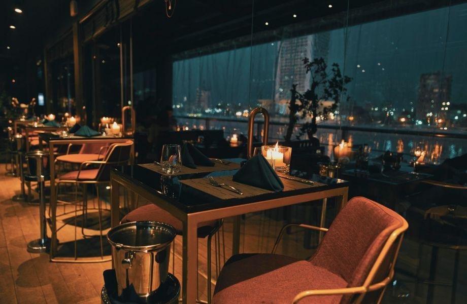 Pier 88 restaurant in Zamalek, Egypt